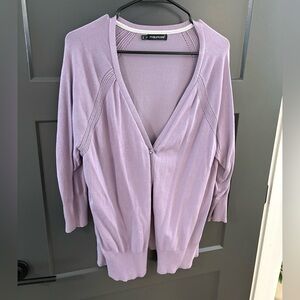 Maurices Lavender Cardigan Sweater